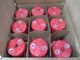 LOT OF 18 MBI FG47512010 MB2000-15 6350-A10 4 X 2 ELECTRICAL GLASTIC STANDOFF INSULATORS RED 5 KV T183892