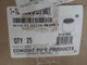 LOT OF 25 ECUSA 21121500 PIPE GALVANIZED 1-1/2 IN NPT COUPLING 2 IN T192293