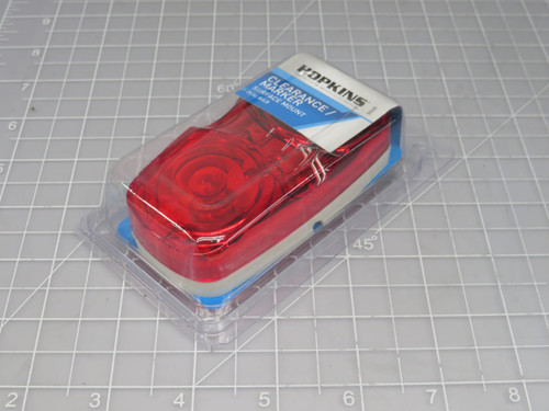 Lot of 2 Hopkins  B444R  Red Rectangular Dual-Bulb Clearance/Side Marker  For Sale