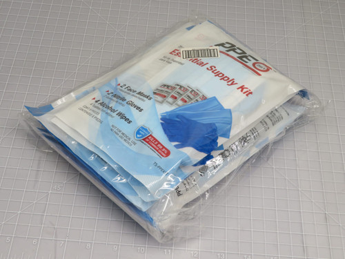 Lot of 5 PPE    Essential Supply Kit  For Sale