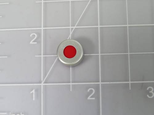 Lot of 800 Agilent  5183-4499  11mm Crimp Cap Silver Aluminum  For Sale