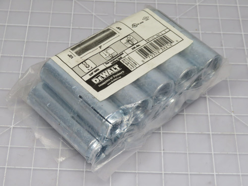 Lot of 30 Dewalt  06308MC  Non-Flange Carbon Steel Drop in Anchor 1/2" x 2"  For Sale