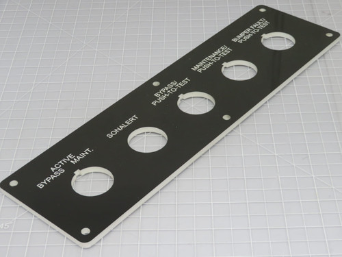 Lot of 15      4 Hole Panel Switch Plate 4x13 Inch  For Sale