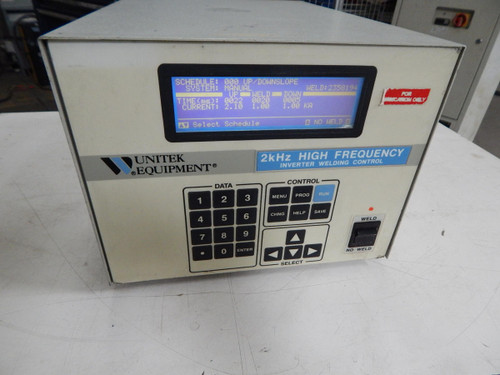 UNITEK HF2/230, 1-264-02 HIGH FREQUENCY INVERTER WELDING CONTROL 2 KHZ M3302