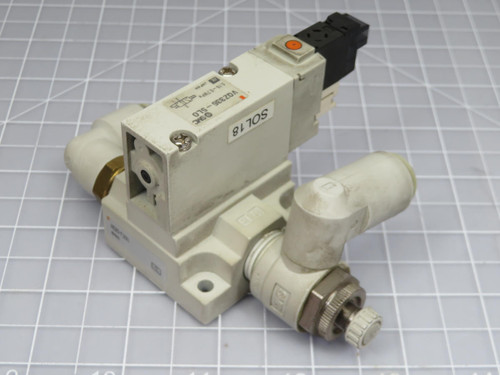 SMC VQZ335-5L0 SOLENOID VALVE T199457