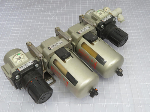 SMC AR40-N04E-Z AF40-N04-Z AFM40-N04-Z PNEUMATIC FILTER/MIST SEPERATOR/REGULATOR MODULAR T199481