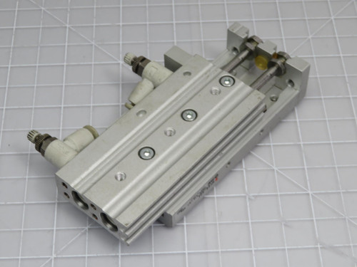 SMC MXS8-40A CYL, SLIDE TABLE, STROKE ADJ, MXS/MXJ GUIDED CYLINDER T200483