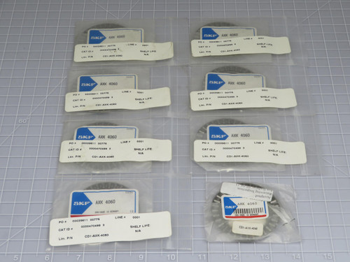 Lot of 8 SKF  AXK 4060  Needle Roller Thrust Bearing  For Sale