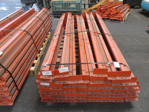 Orange Teardrop Beams for Pallet Racking 8x3  For Sale