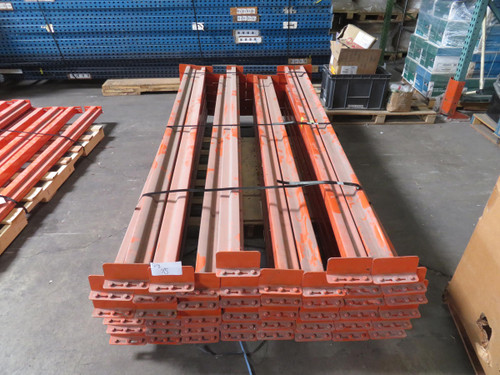 Orange Teardrop Beams for Pallet Racking 8x3  For Sale