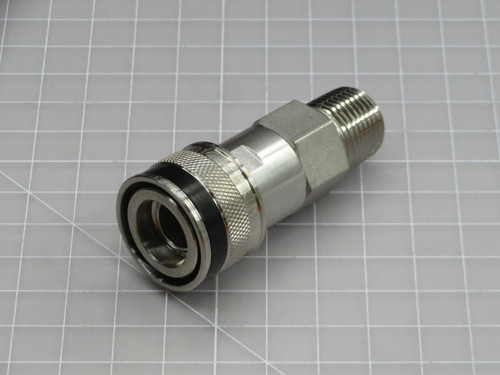 Lot of 5 Swagelok  SS-QC8-B-8PMK1  Stainless Steel Instrumentation Quick Connect Body  For Sale