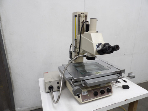 Nikon  MM-60  Measuring Microscope with Trinocular optical. head.  For Sale