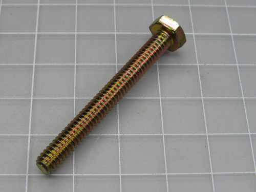 Lot of 600   JKC04072MC  1/4-20 x 2 1/4 Screw Hex Cap SC Grb FT YZ  For Sale