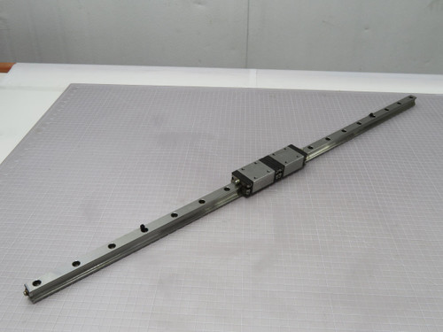 Lot of 2 Rexroth  R162222220  Bearing Blocks on 41 In Rail  For Sale