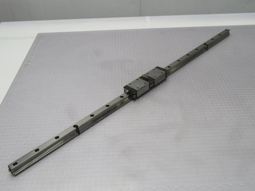 Lot of 2 Rexroth  R162222220  Bearing Blocks on 41 In Rail  For Sale