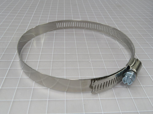 Lot of 250 Vertex  08W60-72  Stainless Steel Worm-Gear Hose Clamps 72 SAE  For Sale