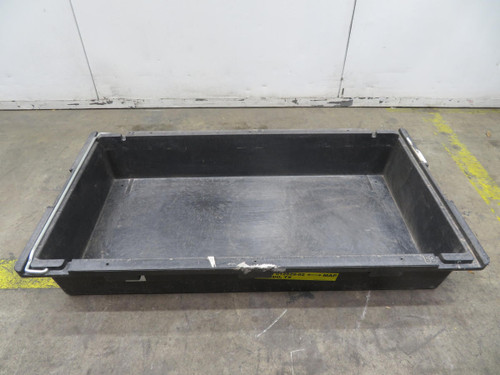 Lot of 14     Industrial Storage Bin Trays 40x20x8 Mixed Color  For Sale