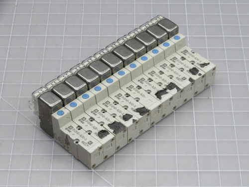 Lot of 11 SMC  SYJ3143-5LOU-Q  Pneumatic Solenoid Valves  For Sale
