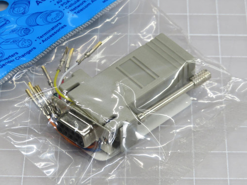 Lot of 580   RJ8-9S-GREY  DB9 Female to 8P8C Female Modular Adapter Grey  For Sale