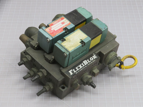 Numatics  237-415B  Solenoid Valve w Flexiblok  For Sale
