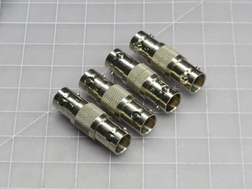 Lot of 3 Pasternack   PE91107  BNC Triax Female to BNC Triax Female Adapter  For Sale