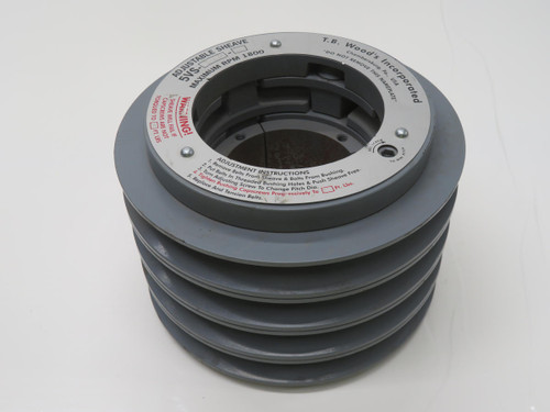 TB Woods   5VS-240-4  Adjustable Sheave Variable Pitch Pulleys  For Sale
