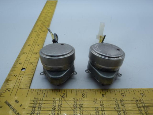 LOT OF 2 SYNCHRON 8RPH A12LC-2WA-6 TIMING MOTORS 24V 60HZ 3W 4.8RPH T18689
