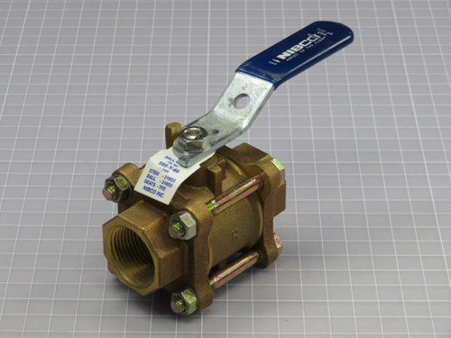 Nibco   595-Y-66  Three-Piece Bronze Ball Valve  For Sale