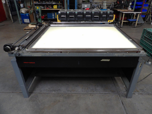 Craftsman/ Brown Mfg.  3951-0  Vintage Cutting Table Machine 40"x50"  For Sale
