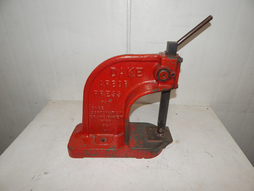 Dake  N* Y  Manual Press 1.5 Ton  For Sale