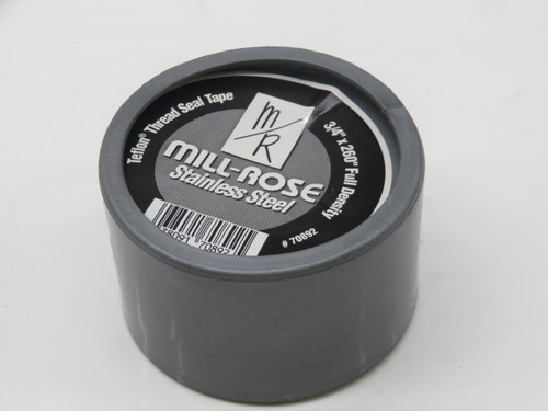 LOT OF 6 TEFLON 70892 MILL ROSE STAINLESS STEEL THREAD SEAL TAPE T212395