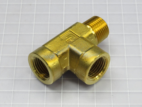 Lot of 2  PARKER  8-8-8-ST-B  PNEUMATIC FITTING  For Sale