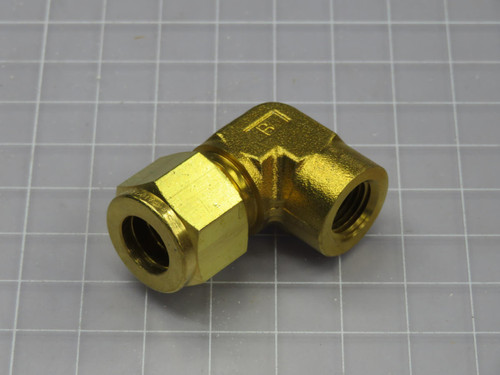 Lot of 4  Parker  8FEL4N-B  A-LOK Inch Tube NPT Female Elbow  For Sale