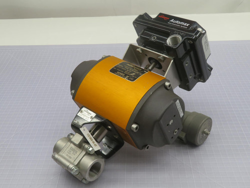 Flowserve   1B4466XVSE-V58-V66-R2 25-150 Versa Pneumatic Stainless Ball Valve   For Sale