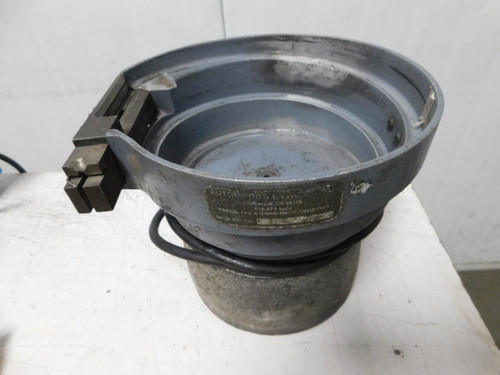 Automation Devices  5  Vibratory  magnetic parts bowl feeder , 8 in.  For Sale