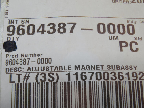 TE Connectivity  9604387-0000  ADJUSTABLE MAGNET ASSEMBLY  For Sale