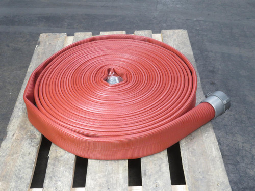 All American  HFX25X50R25N  High Pressure Red Rubber Fire Hose  For Sale