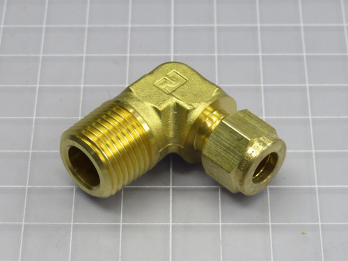 Lot of 15 Parker  6MSEL8N-B  A-LOK Tube Fitting NPT Male Elbow  For Sale