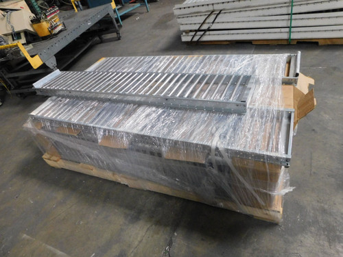 Lot of 17 UNEX    span/track flow rack roller conveyor69x12  For Sale