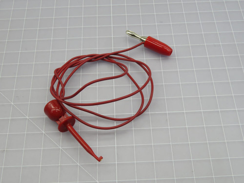 Lot of 180 E-Z-HOOK  201W-36RED  X100W MINI-HOOK TO STACKING BANANA PLUG  For Sale