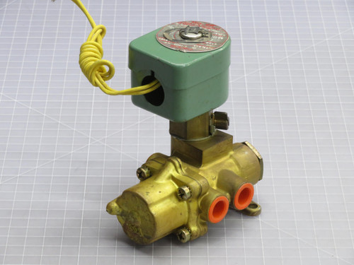 Asco  HC 8344B  Red Hat Solenoid Valve  For Sale