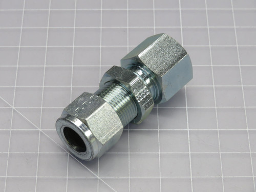 Lot of 5 PARKER  8-6 GH2BZ-SS  STAINLESS STEEL COMPRESSION TUBE  For Sale