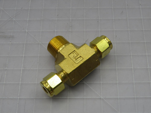 Parker  4MBT6N-B A-LOK  Brass Tube Tube Npt Pipe Tee  For Sale