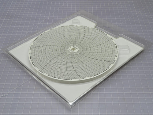Dickson  C412  Circular Chart Recorder Paper 8 In Pack  For Sale