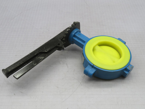 Garlock  133WAF  Manual Iron Wafer Butterfly Valve  For Sale