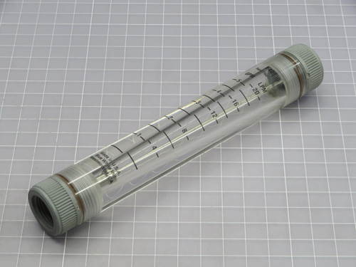 BLUE+WHITE  F-40500LN-8  ACRLIC FLOW METER  For Sale