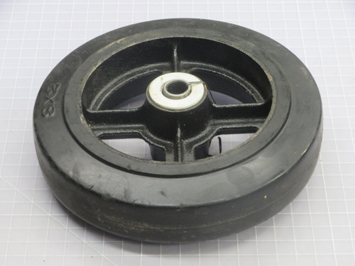 8X2 4996T33 RUBBER ON CAST IRON WHEEL  For Sale