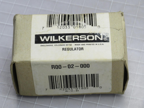 WILKERSON  R00-02-00  PNEUMATICS PRESSURE REGULATOR  For Sale