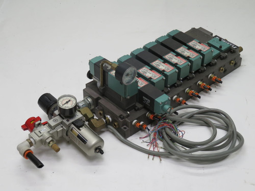 NUMATICS  082SA415M017N61  SOLENOID ASSY w MINIFOLD FLEXIBLOK  For Sale