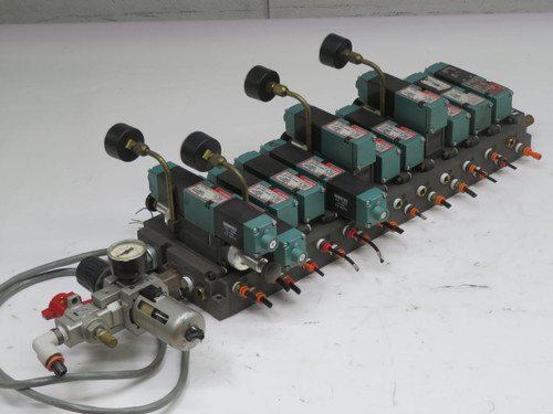 NUMATICS  082SA415M017N61  SOLENOID ASSY w MINIFOLD FLEXIBLOK  For Sale